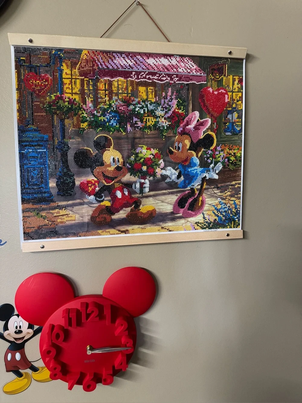 Disney Mickey & Minnie Cafe Wall Diamond painting craft kit
